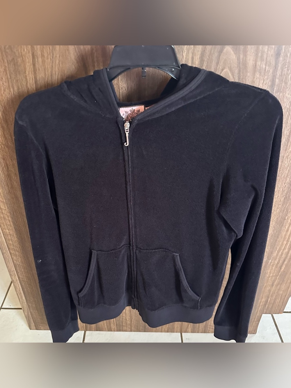 Juicy Couture Black Full Zip Hoodie Jacket